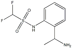 N-[2-(1-aminoethyl)phenyl]difluoromethanesulfonamide 结构式