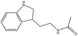 N-[2-(2,3-dihydro-1H-indol-3-yl)ethyl]acetamide Struktur