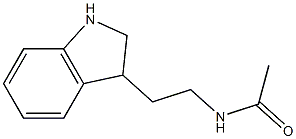 N-[2-(2,3-dihydro-1H-indol-3-yl)ethyl]acetamide Structure