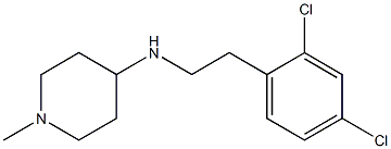 N-[2-(2,4-dichlorophenyl)ethyl]-1-methylpiperidin-4-amine Structure