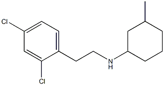 N-[2-(2,4-dichlorophenyl)ethyl]-3-methylcyclohexan-1-amine Struktur