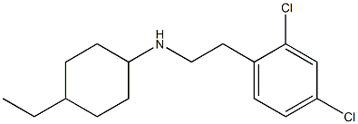 N-[2-(2,4-dichlorophenyl)ethyl]-4-ethylcyclohexan-1-amine Struktur