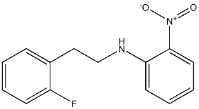 N-[2-(2-fluorophenyl)ethyl]-2-nitroaniline Structure