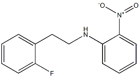 N-[2-(2-fluorophenyl)ethyl]-2-nitroaniline Struktur