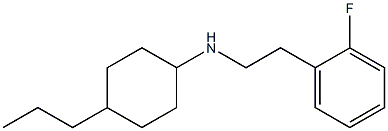 N-[2-(2-fluorophenyl)ethyl]-4-propylcyclohexan-1-amine|