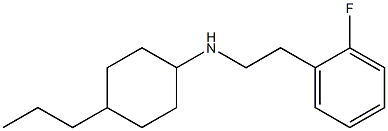  N-[2-(2-fluorophenyl)ethyl]-4-propylcyclohexan-1-amine