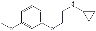 N-[2-(3-methoxyphenoxy)ethyl]cyclopropanamine Structure