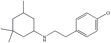N-[2-(4-chlorophenyl)ethyl]-3,3,5-trimethylcyclohexan-1-amine Struktur