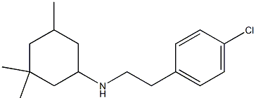 N-[2-(4-chlorophenyl)ethyl]-3,3,5-trimethylcyclohexan-1-amine Structure