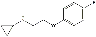 N-[2-(4-fluorophenoxy)ethyl]cyclopropanamine,,结构式
