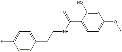 N-[2-(4-fluorophenyl)ethyl]-2-hydroxy-4-methoxybenzamide Structure