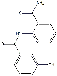 N-[2-(aminocarbonothioyl)phenyl]-3-hydroxybenzamide