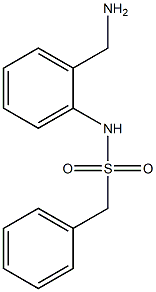 N-[2-(aminomethyl)phenyl]-1-phenylmethanesulfonamide Struktur