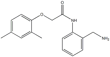 N-[2-(aminomethyl)phenyl]-2-(2,4-dimethylphenoxy)acetamide Structure