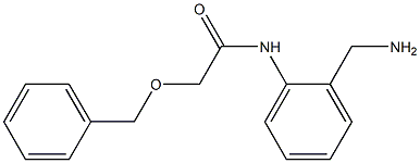 N-[2-(aminomethyl)phenyl]-2-(benzyloxy)acetamide Structure