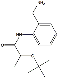 N-[2-(aminomethyl)phenyl]-2-(tert-butoxy)propanamide,,结构式