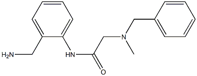 N-[2-(aminomethyl)phenyl]-2-[benzyl(methyl)amino]acetamide