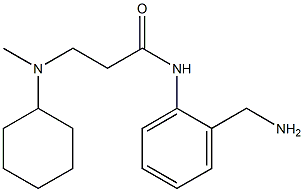 N-[2-(aminomethyl)phenyl]-3-[cyclohexyl(methyl)amino]propanamide