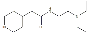 N-[2-(diethylamino)ethyl]-2-piperidin-4-ylacetamide Struktur