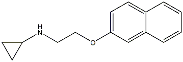 N-[2-(naphthalen-2-yloxy)ethyl]cyclopropanamine Structure