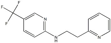 N-[2-(pyridin-2-yl)ethyl]-5-(trifluoromethyl)pyridin-2-amine Structure