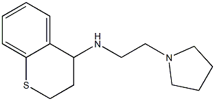 N-[2-(pyrrolidin-1-yl)ethyl]-3,4-dihydro-2H-1-benzothiopyran-4-amine Structure