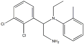 N-[2-amino-1-(2,3-dichlorophenyl)ethyl]-N-ethyl-2-methylaniline