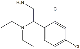 N-[2-amino-1-(2,4-dichlorophenyl)ethyl]-N,N-diethylamine 化学構造式