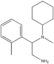 N-[2-amino-1-(2-methylphenyl)ethyl]-N-cyclohexyl-N-methylamine