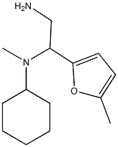 N-[2-amino-1-(5-methyl-2-furyl)ethyl]-N-cyclohexyl-N-methylamine Structure