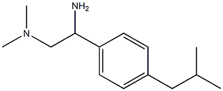 N-[2-amino-2-(4-isobutylphenyl)ethyl]-N,N-dimethylamine Structure