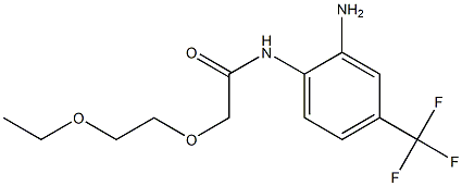  N-[2-amino-4-(trifluoromethyl)phenyl]-2-(2-ethoxyethoxy)acetamide