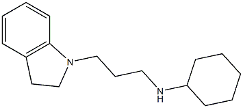 N-[3-(2,3-dihydro-1H-indol-1-yl)propyl]cyclohexanamine