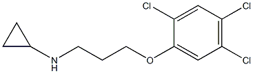 N-[3-(2,4,5-trichlorophenoxy)propyl]cyclopropanamine