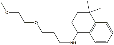 N-[3-(2-methoxyethoxy)propyl]-4,4-dimethyl-1,2,3,4-tetrahydronaphthalen-1-amine Structure