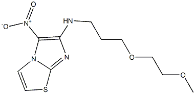  N-[3-(2-methoxyethoxy)propyl]-5-nitroimidazo[2,1-b][1,3]thiazol-6-amine