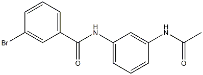 N-[3-(acetylamino)phenyl]-3-bromobenzamide Structure