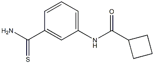 N-[3-(aminocarbonothioyl)phenyl]cyclobutanecarboxamide