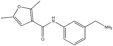N-[3-(aminomethyl)phenyl]-2,5-dimethyl-3-furamide Structure