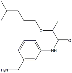  N-[3-(aminomethyl)phenyl]-2-[(4-methylpentyl)oxy]propanamide