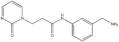  N-[3-(aminomethyl)phenyl]-3-(2-oxopyrimidin-1(2H)-yl)propanamide