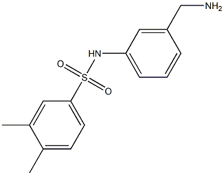 N-[3-(aminomethyl)phenyl]-3,4-dimethylbenzene-1-sulfonamide