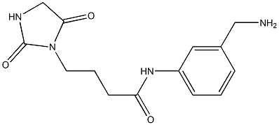 N-[3-(aminomethyl)phenyl]-4-(2,5-dioxoimidazolidin-1-yl)butanamide