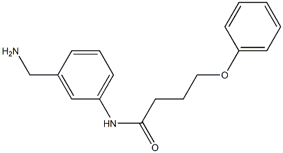 N-[3-(aminomethyl)phenyl]-4-phenoxybutanamide Structure