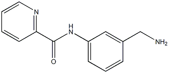 N-[3-(aminomethyl)phenyl]pyridine-2-carboxamide Struktur