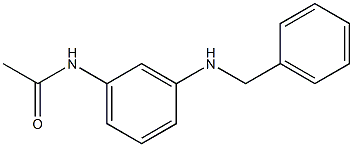 N-[3-(benzylamino)phenyl]acetamide Structure