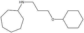 N-[3-(cyclohexyloxy)propyl]cycloheptanamine 结构式