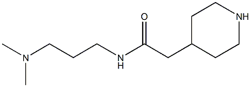  N-[3-(dimethylamino)propyl]-2-piperidin-4-ylacetamide