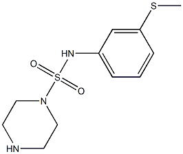 N-[3-(methylsulfanyl)phenyl]piperazine-1-sulfonamide