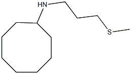 N-[3-(methylsulfanyl)propyl]cyclooctanamine Structure